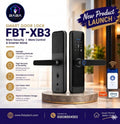 Fix By Tech Smart Door Lock – Fingerprint, PIN, IC Card & App Control..